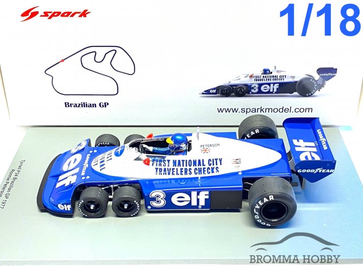 Tyrrell P34 - Brazil GP 1977 - Ronnie Peterson - Click Image to Close