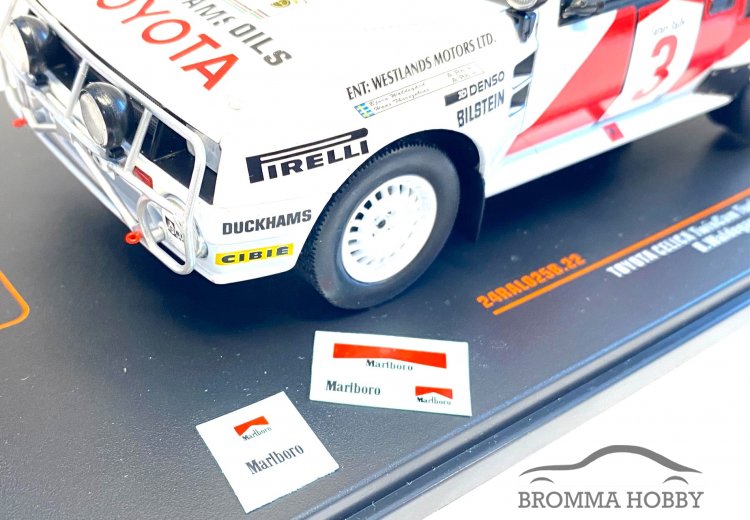 Toyota Celica - Safari Rally 1985 - Waldegård / Thorszelius - Klicka på bilden för att stänga