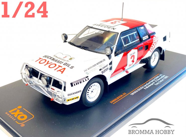 Toyota Celica - Safari Rally 1985 - Waldegård / Thorszelius - Klicka på bilden för att stänga