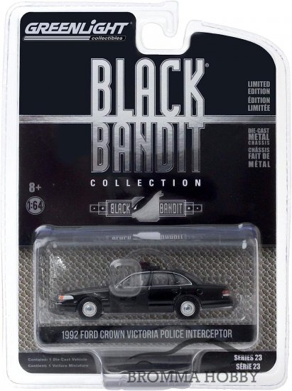 Ford Crown Victoria (1992) - Black Bandit Police - Click Image to Close