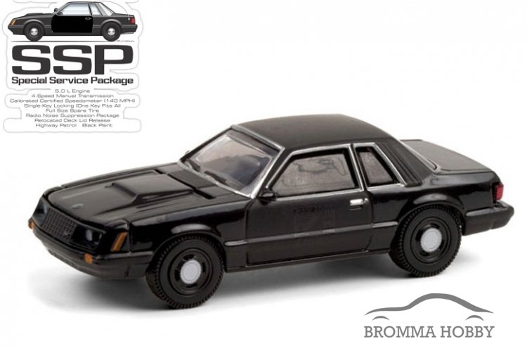 Ford Mustang SSP (1982) - Black Bandit - Klicka på bilden för att stänga