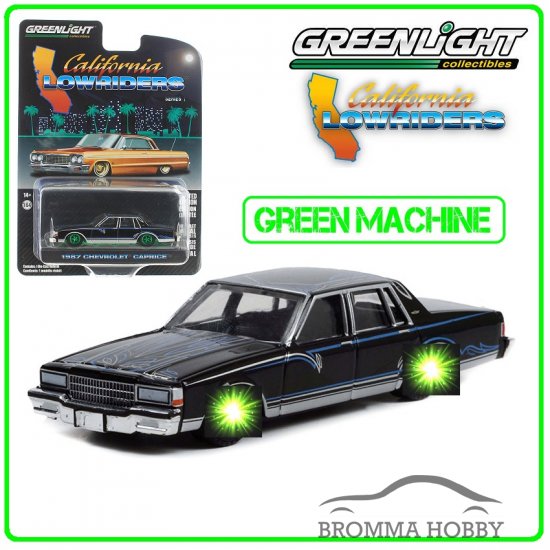 Chevrolet Caprice Lowrider (1987) - CHASE Green Machine - Click Image to Close