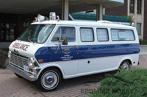 Ford Econoline (1969) - Ontario Ambulans - Klicka på bilden för att stänga