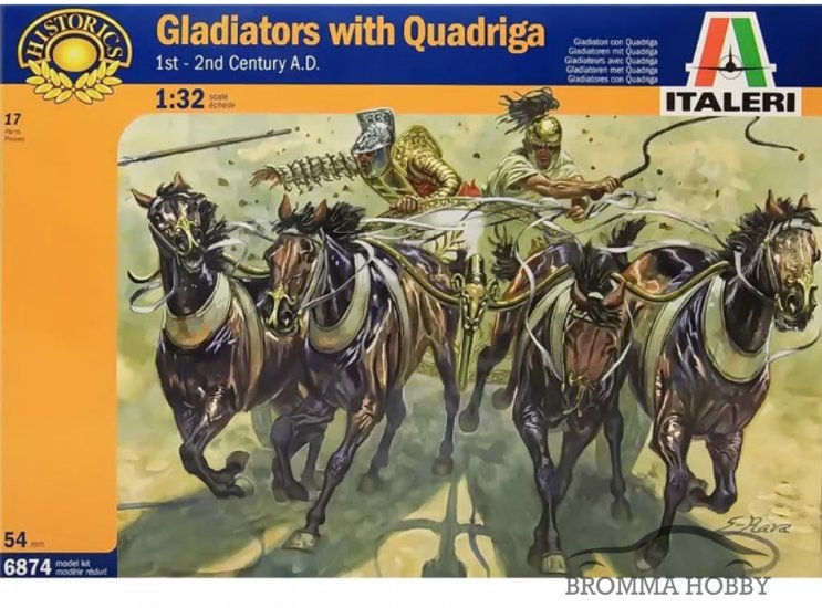 Gladiators with Quadriga - Click Image to Close
