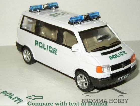 Volkswagen T4 - Police - Click Image to Close