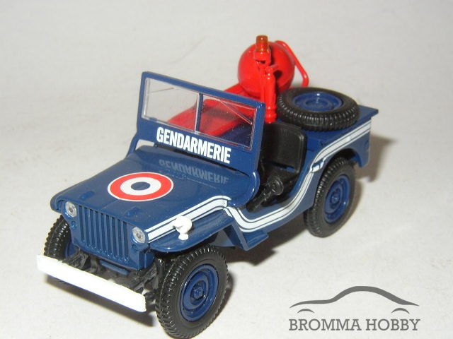 Willys Jeep (1945) - Gendarmerie - Klicka på bilden för att stänga