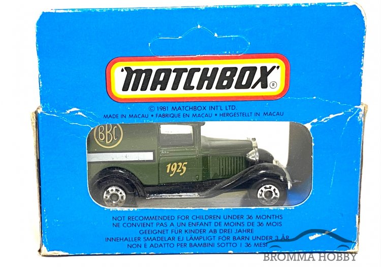 Ford Model A - Matchbox Promo - BBC - Klicka på bilden för att stänga