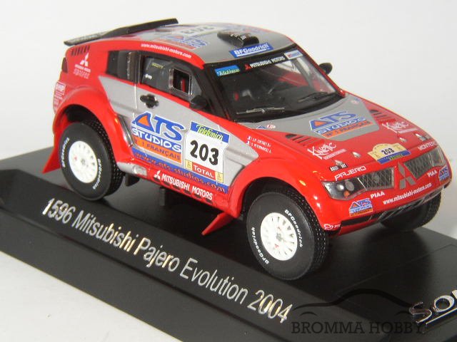 Mitsubishi Pajero Evolution (2004) - Rally #203 - Klicka på bilden för att stänga