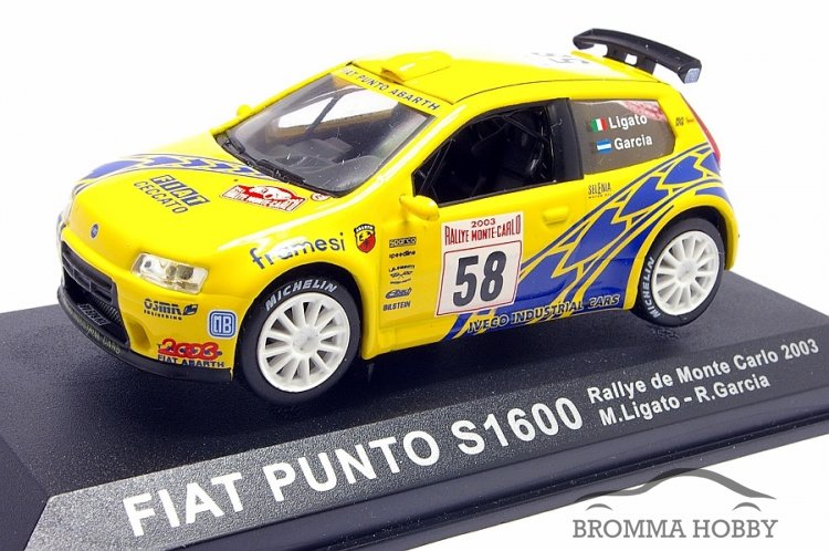 Fiat Punto S1600 Rally - Monte Carlo 2003 - Click Image to Close