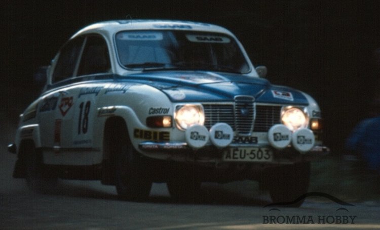 Saab 96 V4 - Rally Finland 1976 - Vilkas / Soini - Klicka på bilden för att stänga