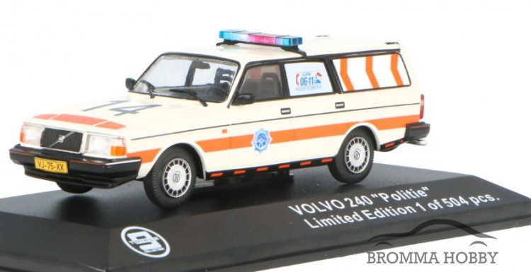 Volvo 240 - Rijkspolitie - Klicka på bilden för att stänga